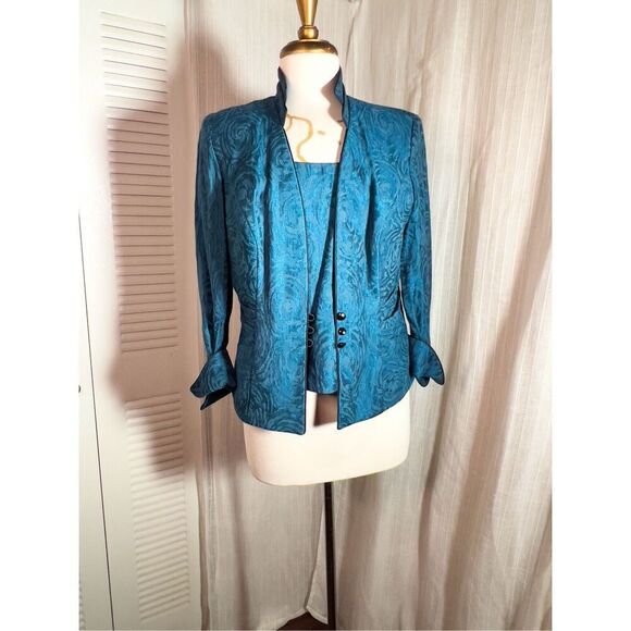 J.R. Nites | Women’s | Blouse | Size 10 | Vintage 2 Piece Jacket w/ Tank Blouse - Picture 2 of 6